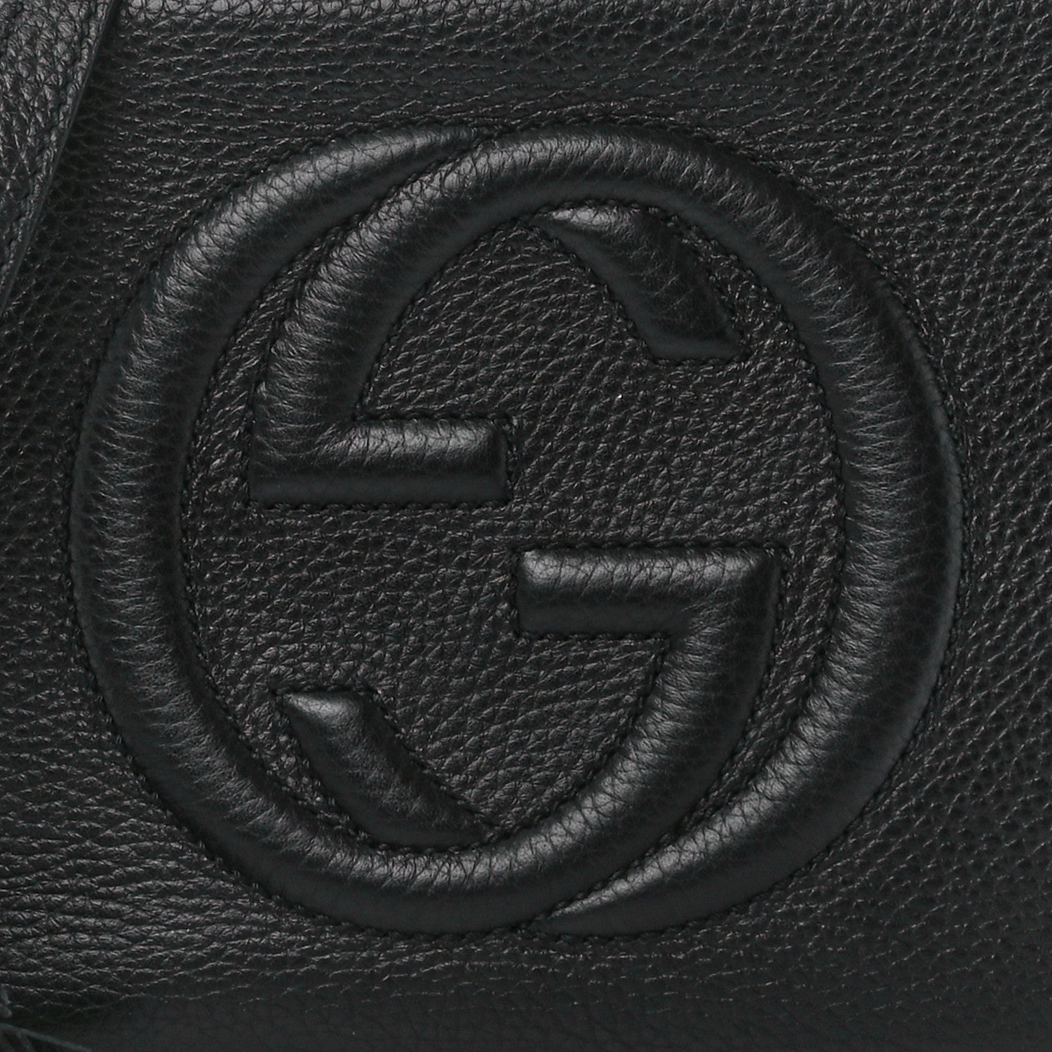 Gucci Pebbled Calfskin Small Soho Disco Bag Black 9 of 11