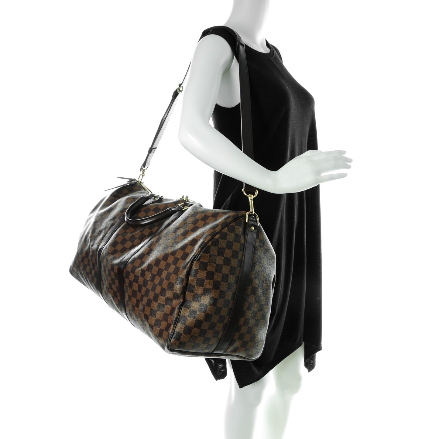 Damier Ebene Keepall Bandouliere 55