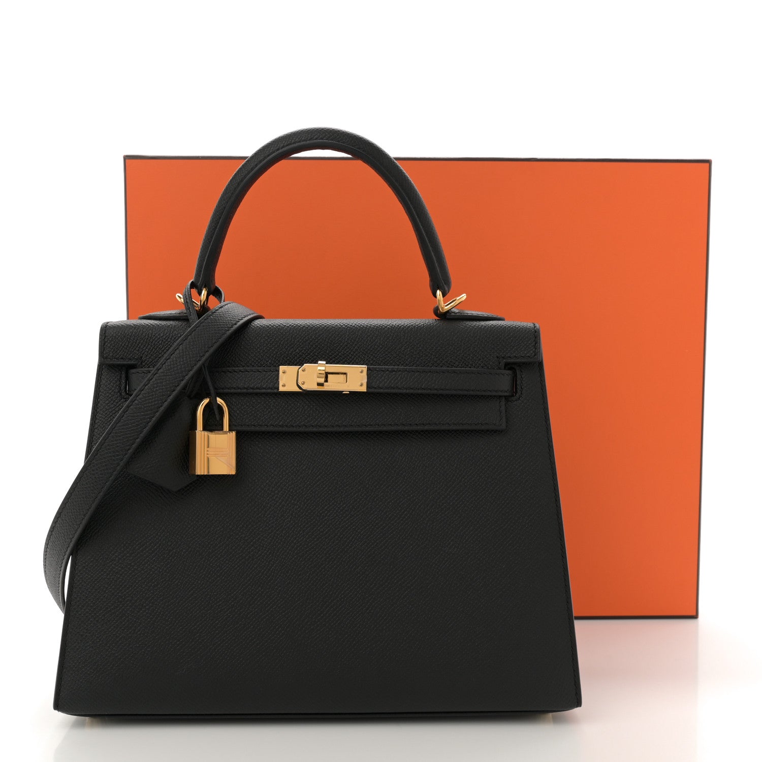 Hermes Epsom Kelly Sellier 25 Black 11 of 11