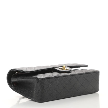 Chanel Caviar Quilted Medium Double Flap Black 4 of 11