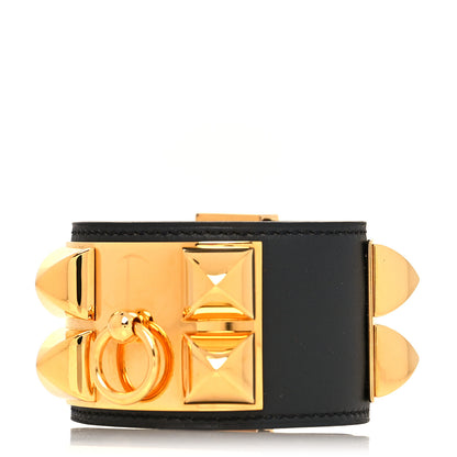 Hermes Swift Collier de Chien CDC Bracelet S Black 1 of 6
