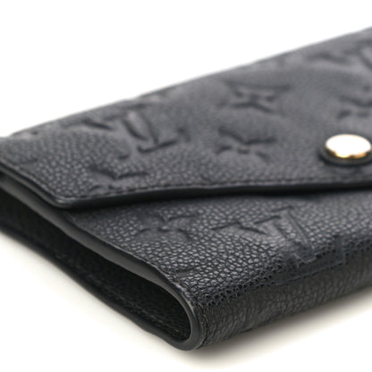 Louis Vuitton Empreinte Compact Curieuse Wallet Black 8 of 15