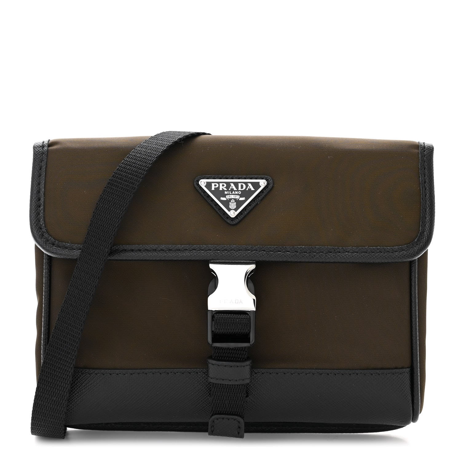 Prada Re-Nylon Saffiano Smartphone Case Crossbody Tundra 1 of 10