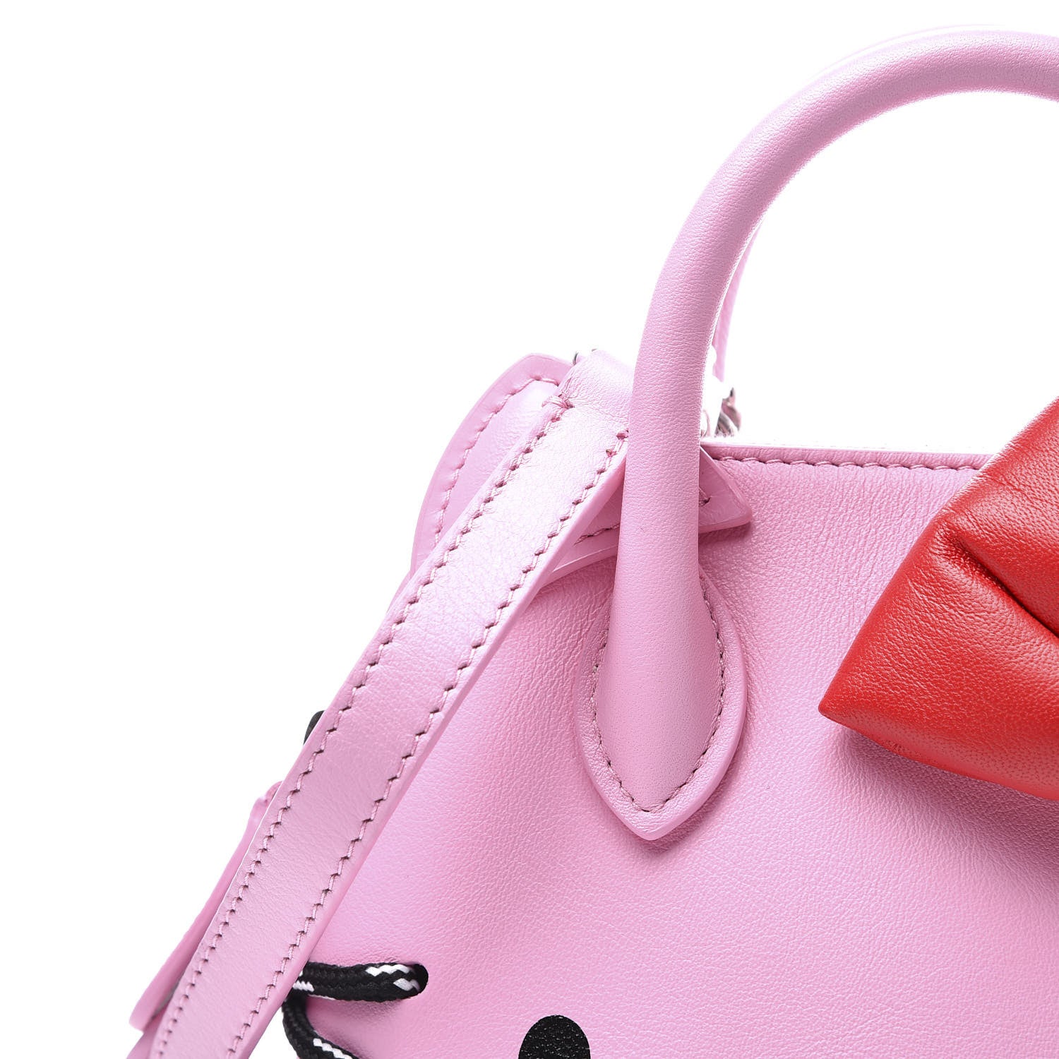 Balenciaga Calfskin Hello Kitty XXS Ville Top Handle Bag Pink 10 of 10