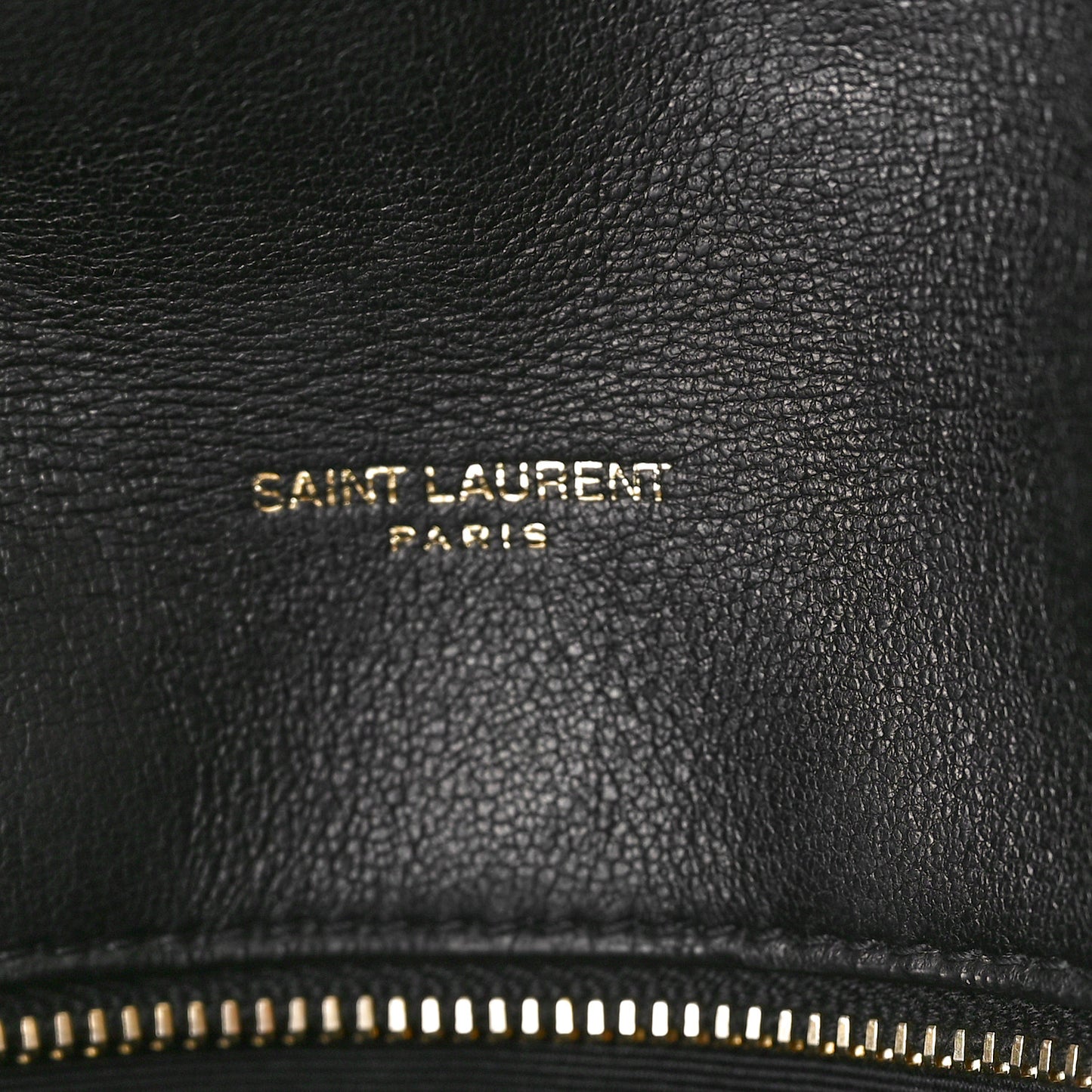 Lambskin Quilted Medium Loulou Puffer Monogram Chain Satchel Black