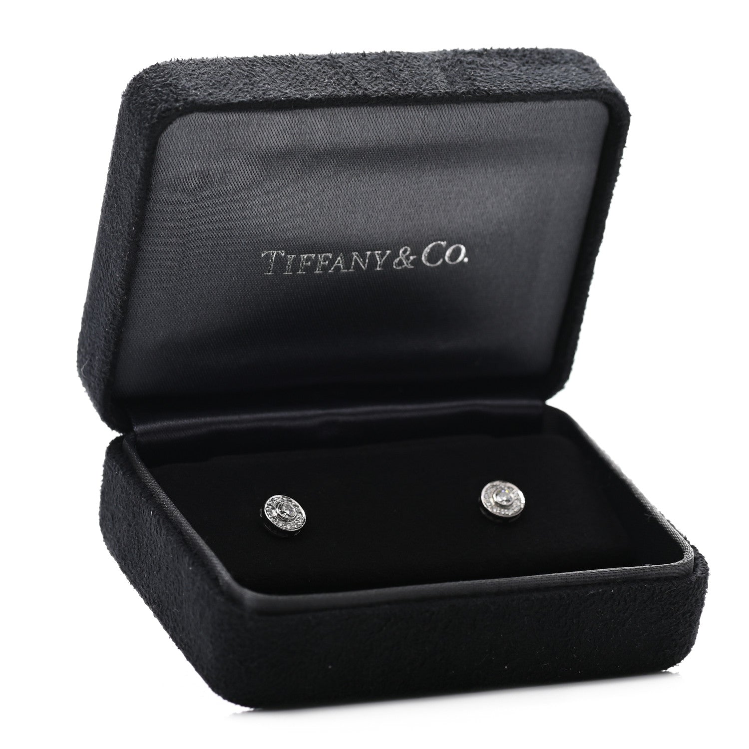 Tiffany Platinum Diamond .32ctw Soleste Earrings 6 of 6