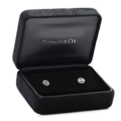 Tiffany Platinum Diamond .32ctw Soleste Earrings 6 of 6