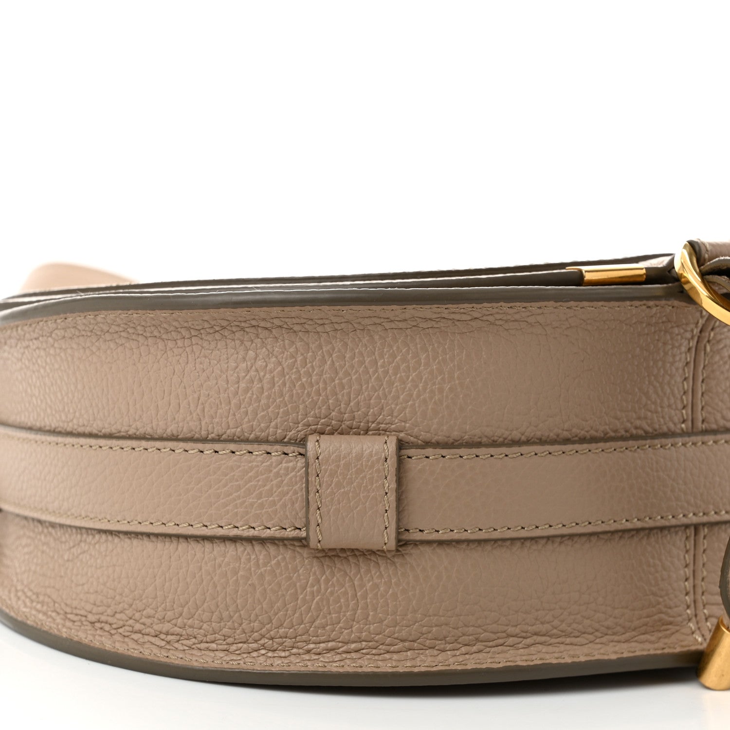Chloe Grained Calfskin Medium Marcie Saddle Bag Boyish Brown 8 of 9