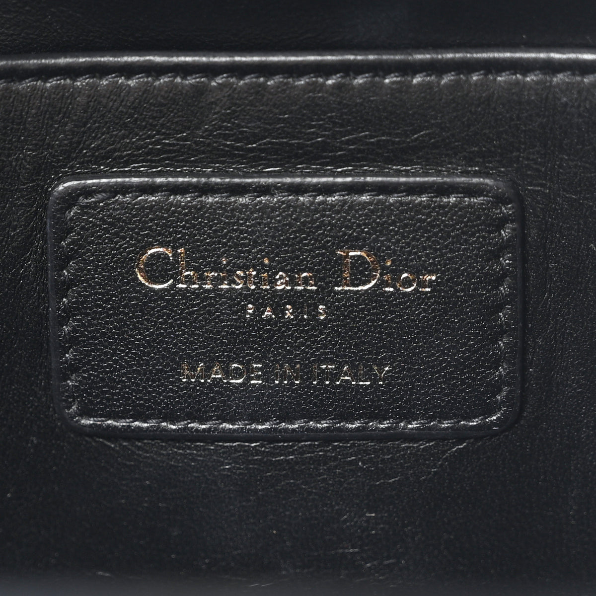 Christian Dior Lambskin Cannage Mini Backpack Black 5 of 9