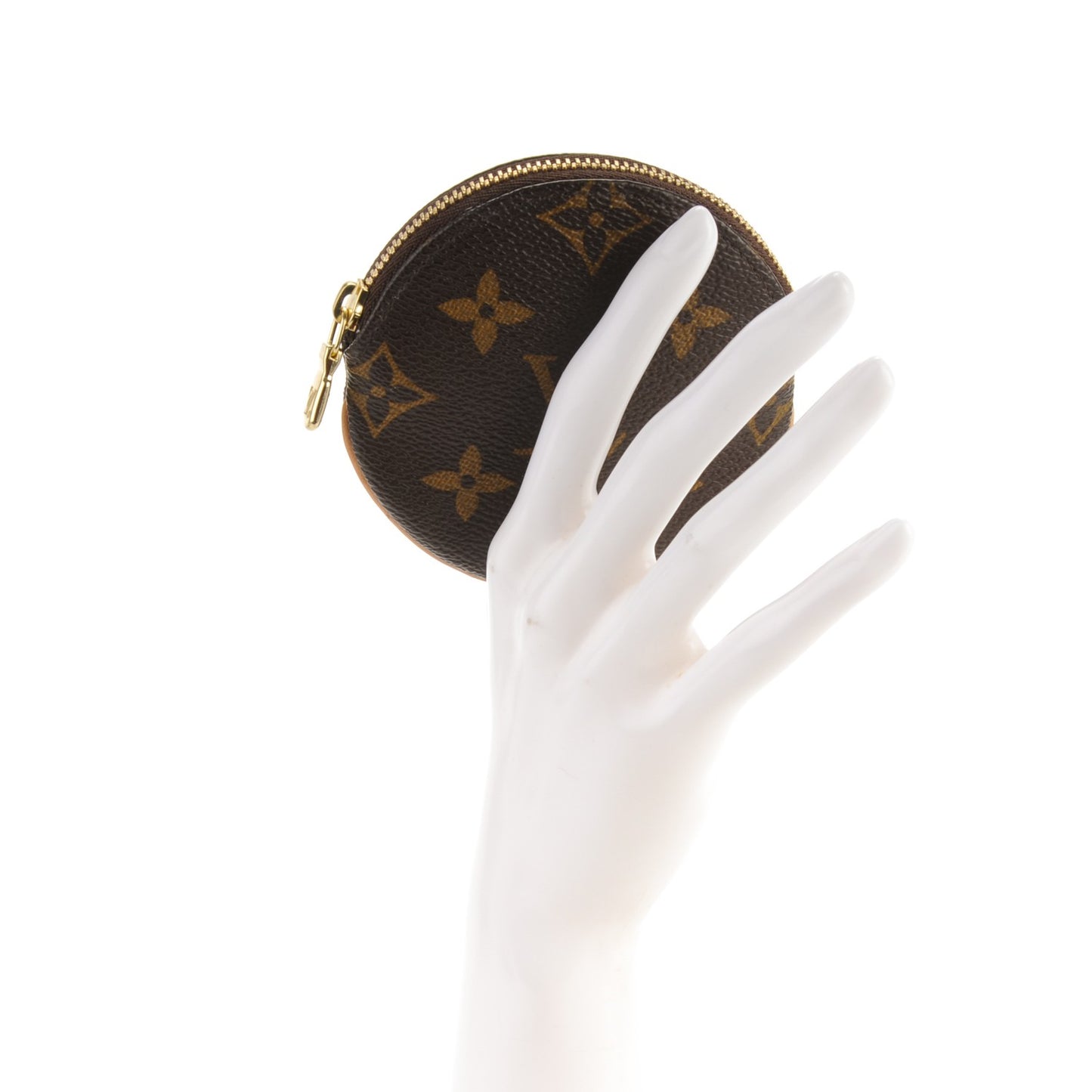 Monogram Round Coin Purse