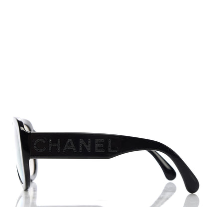 Chanel Resin Sunglasses 5423-B Black 3 of 8