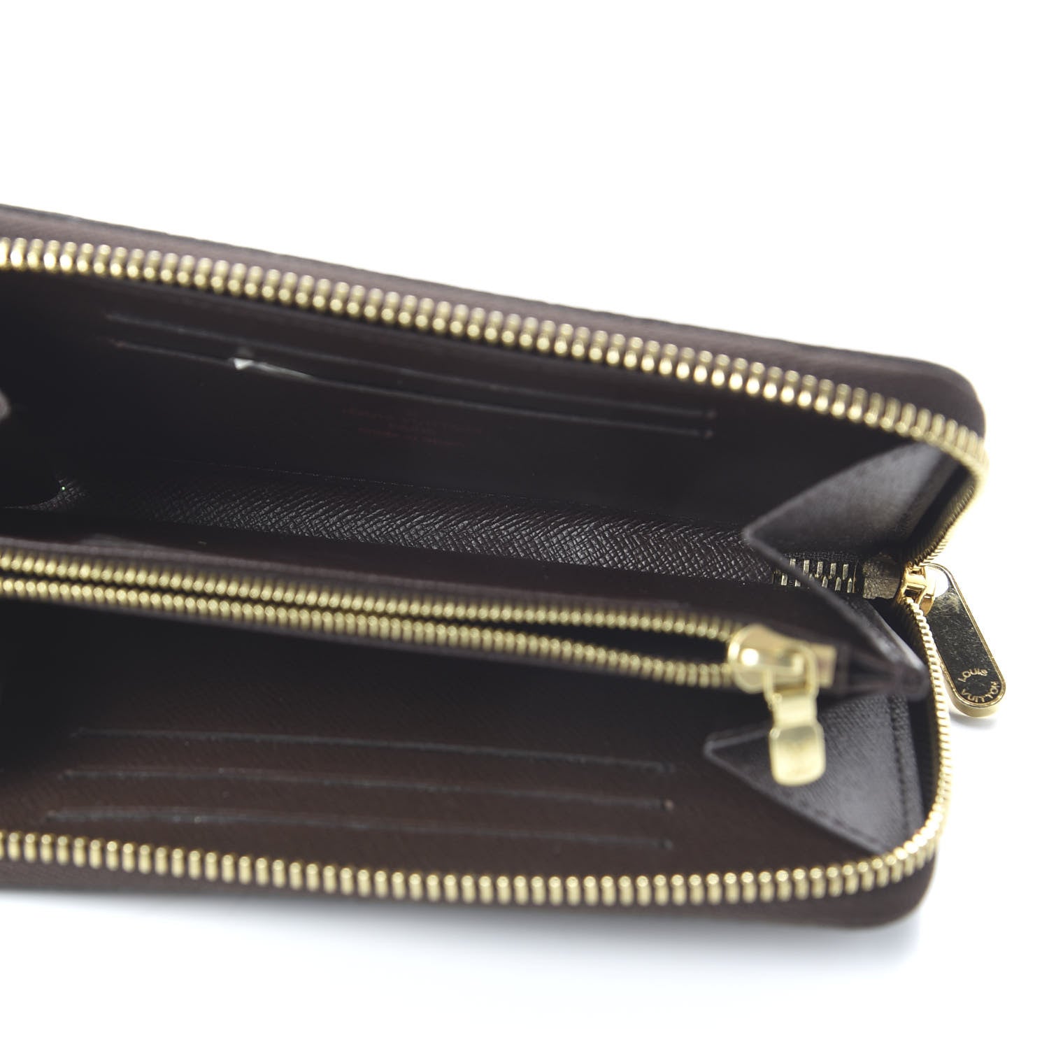 Louis Vuitton Damier Ebene Zippy Compact Wallet 5 of 9