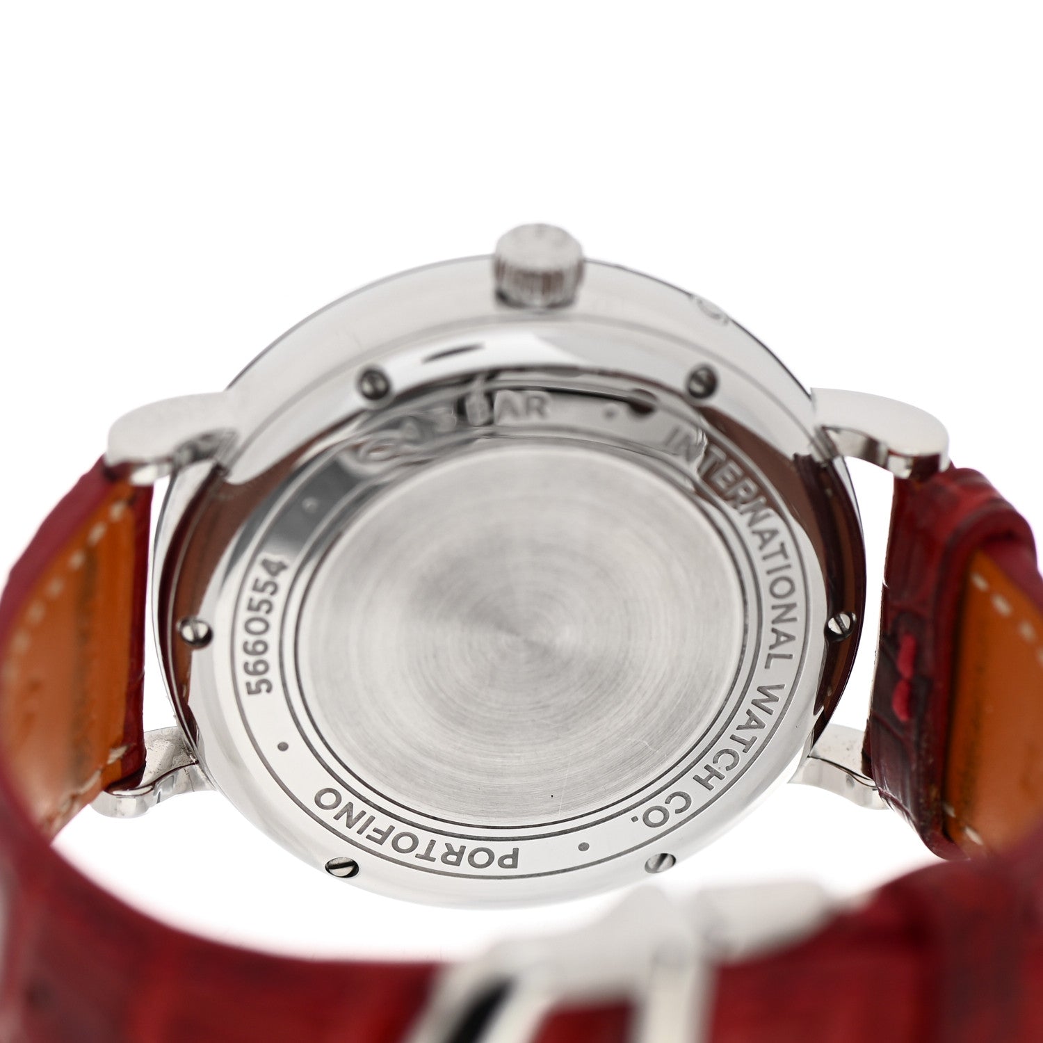 IWC Stainless Steel Alligator Diamond 37mm Portofino Moon Phase Automatic Watch IW459011 4 of 5