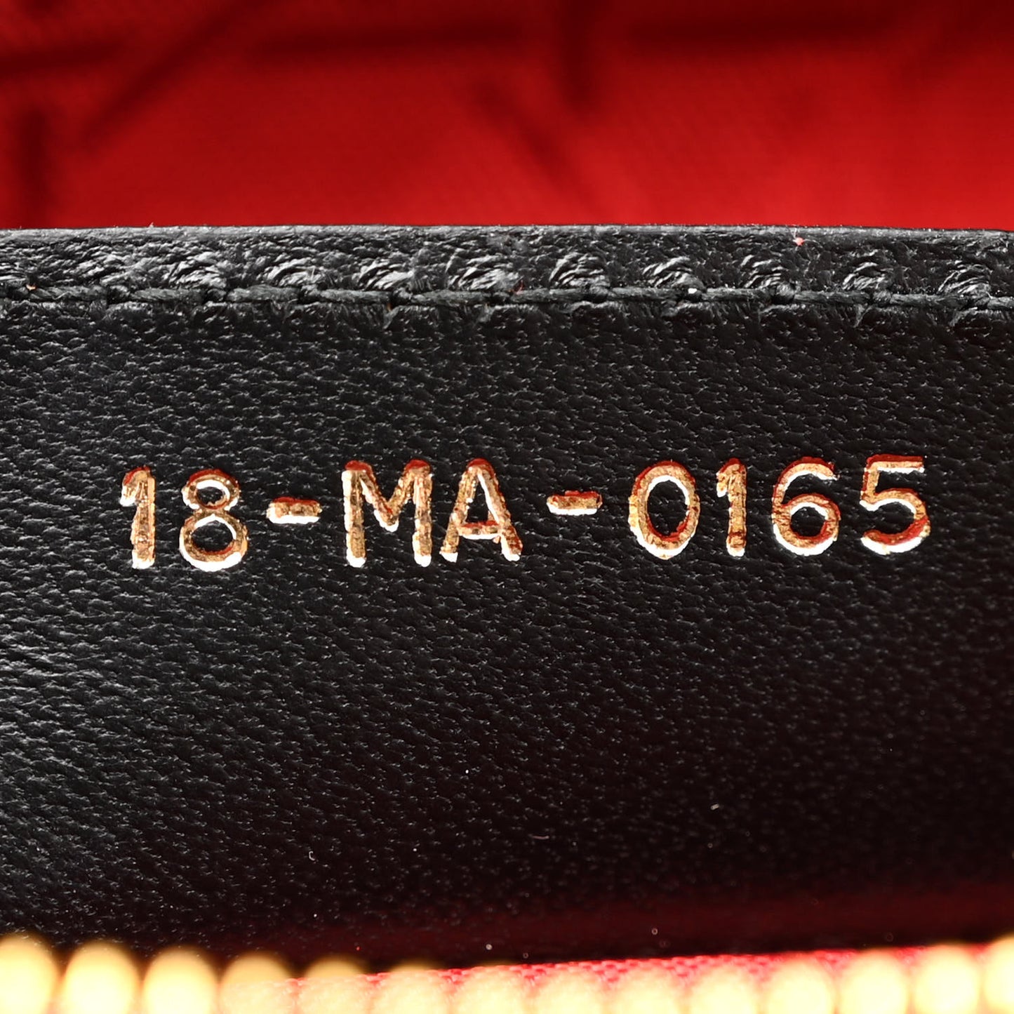 Lambskin Cannage Medium Lady Dior Black
