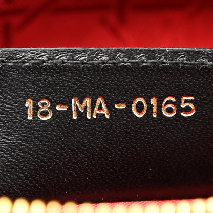 Christian Dior Lambskin Cannage Medium Lady Dior Black 7 of 10