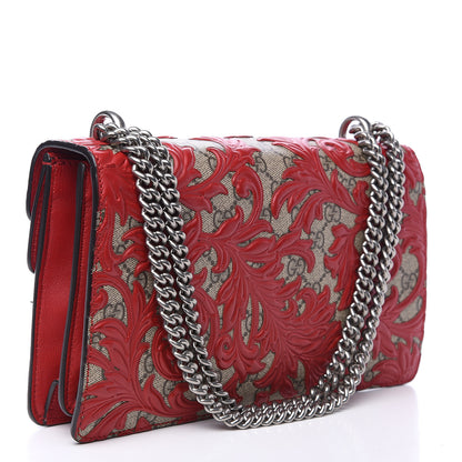 Gucci GG Supreme Monogram Arabesque Small Dionysus Shoulder Bag Hibiscus Red 2 of 14