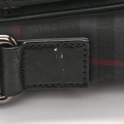 Burberry Nylon Smoked Check Messenger Bag 9 of 10