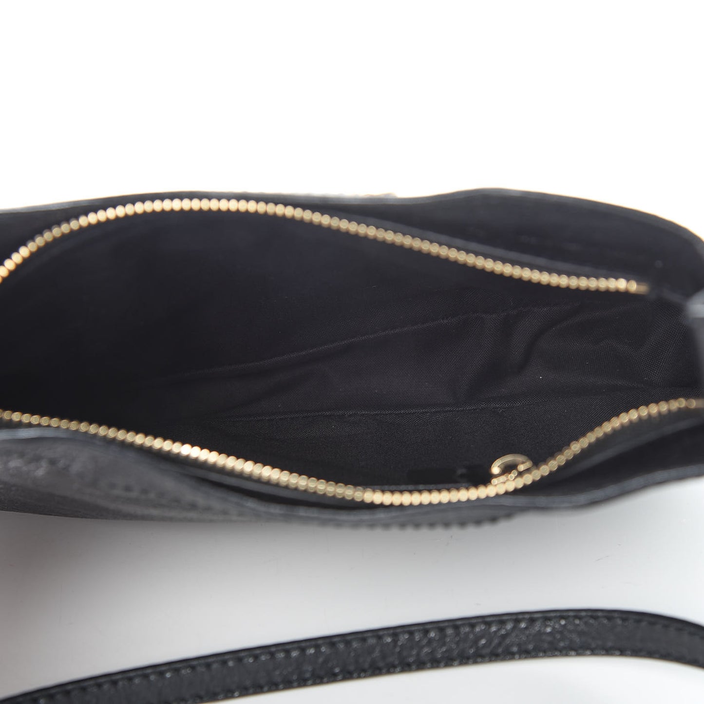 Agneau Giant 12 Gold Hardware Hip Black