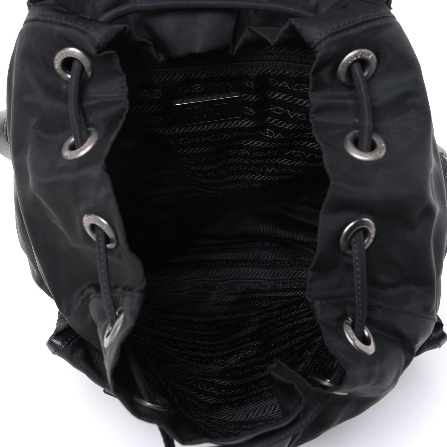 Tessuto Nylon Small Backpack Black