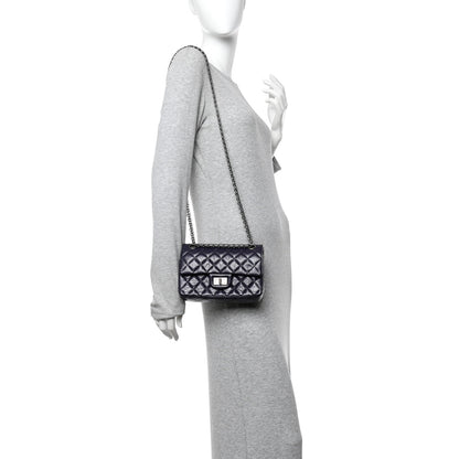 Chanel Aged Calfskin Quilted 2.55 Reissue Mini Flap Dark Purple 2 of 11