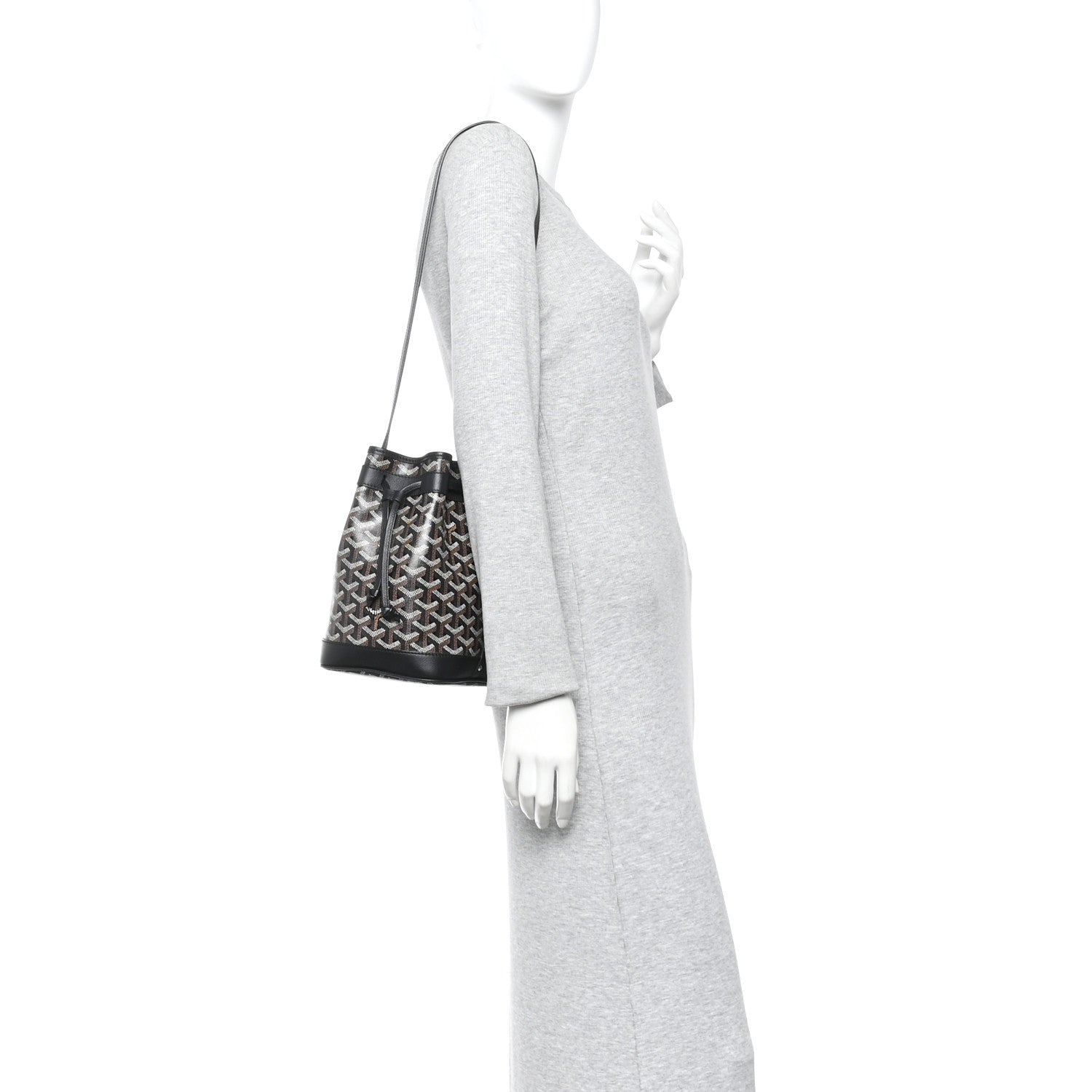 Goyard Goyardine Petit Flot Bucket Bag PM Black 2 of 8