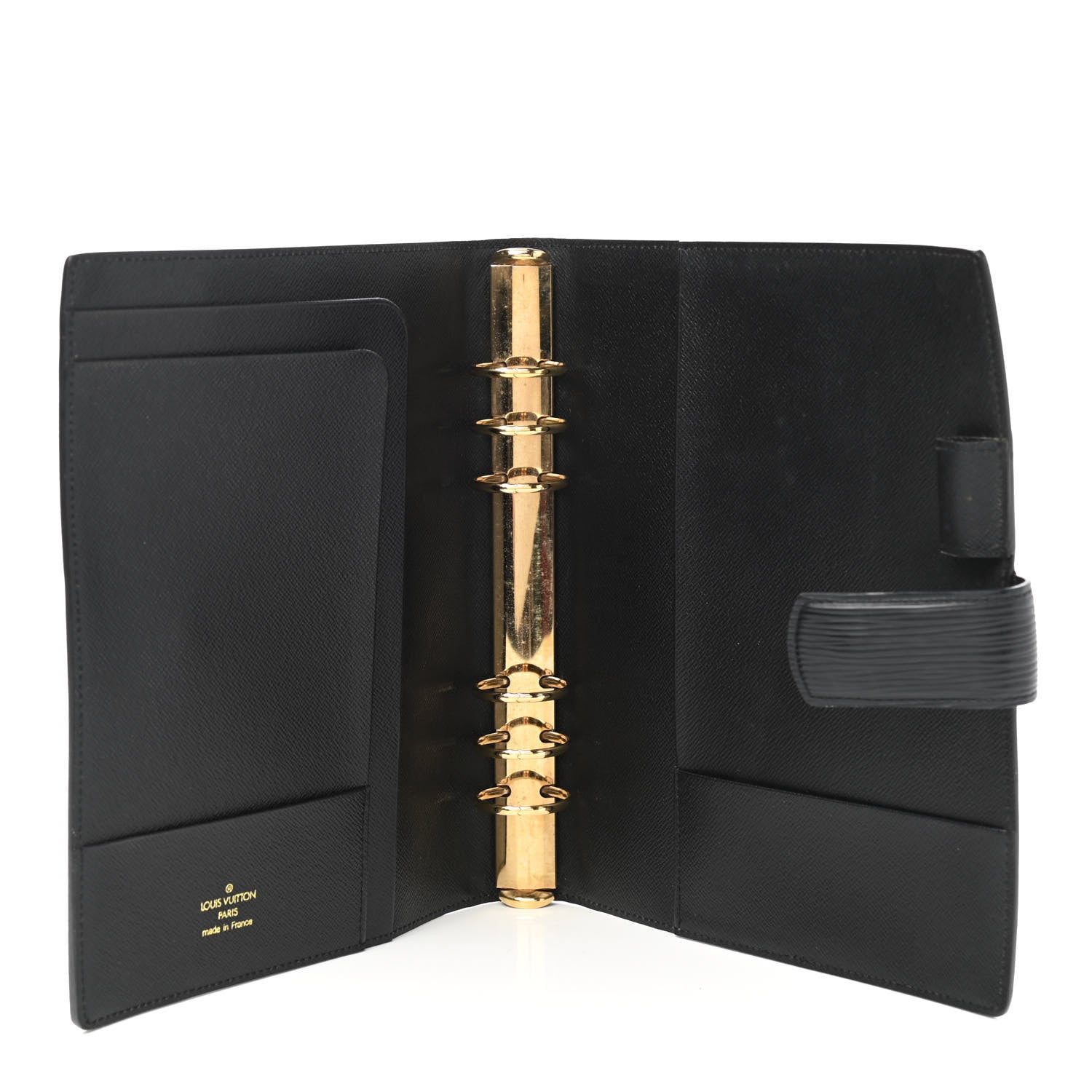 Louis Vuitton Epi Large Ring Agenda Black 5 of 6