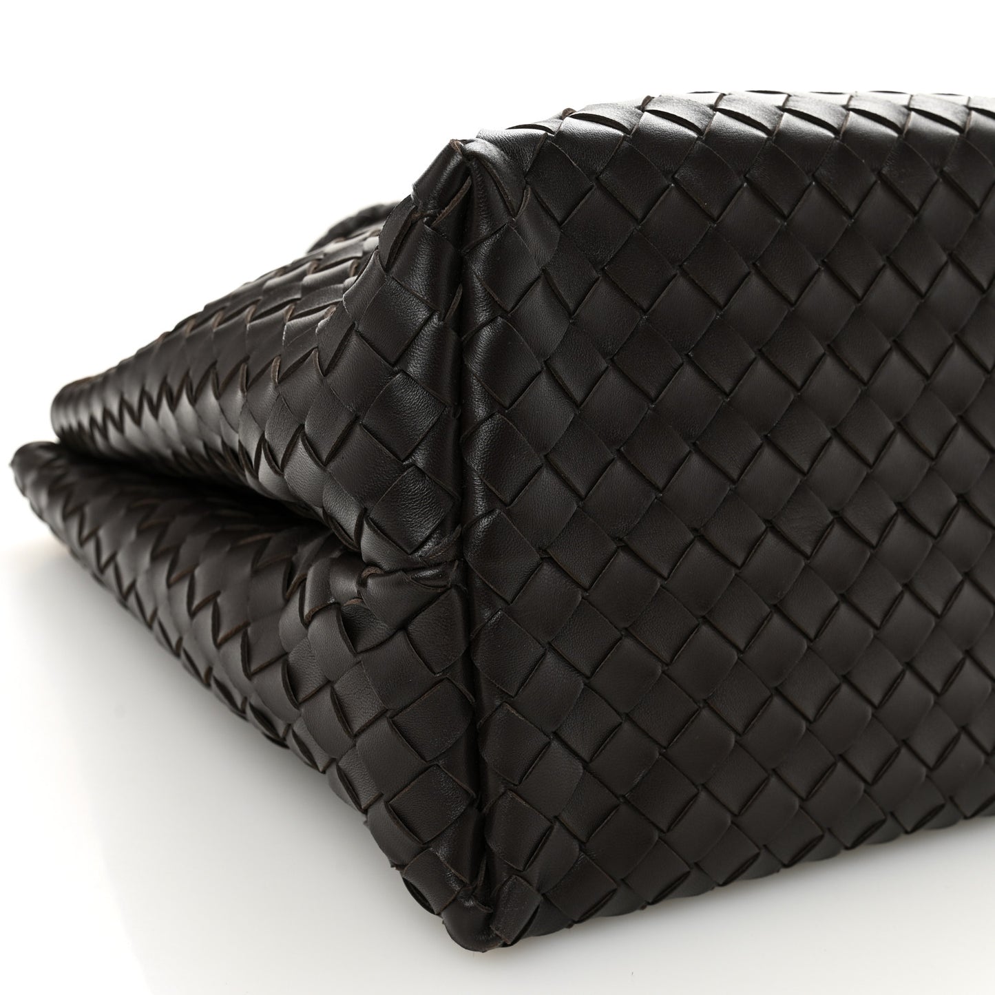 Nappa Intrecciato Large Andiamo Shoulder Bag Fondant