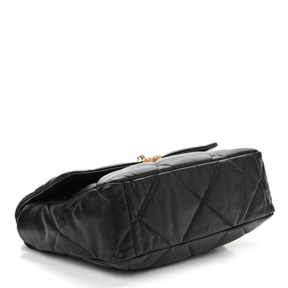 Chanel Lambskin Quilted Large Chanel 19 Flap Black 3 of 10