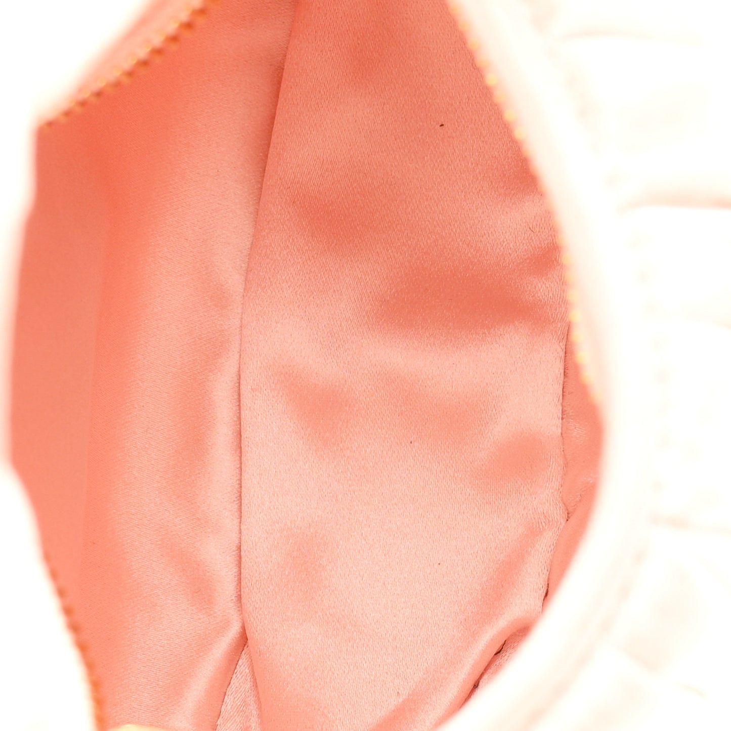 Satin Matelasse Mini Wander Hobo Alabaster Pink