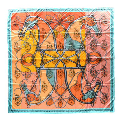 Hermes Silk Coup de Fouet Au Bloc Scarf 140 1 of 3