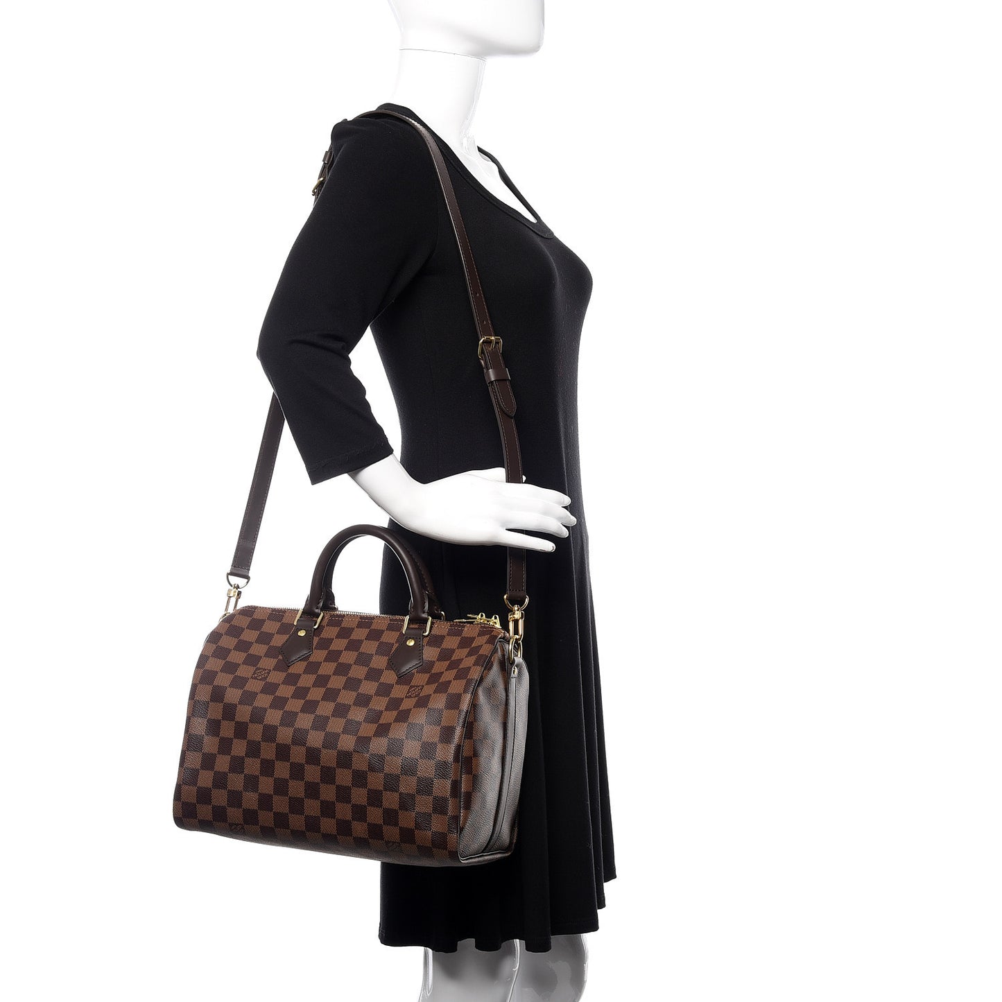 Damier Ebene Speedy Bandouliere 30
