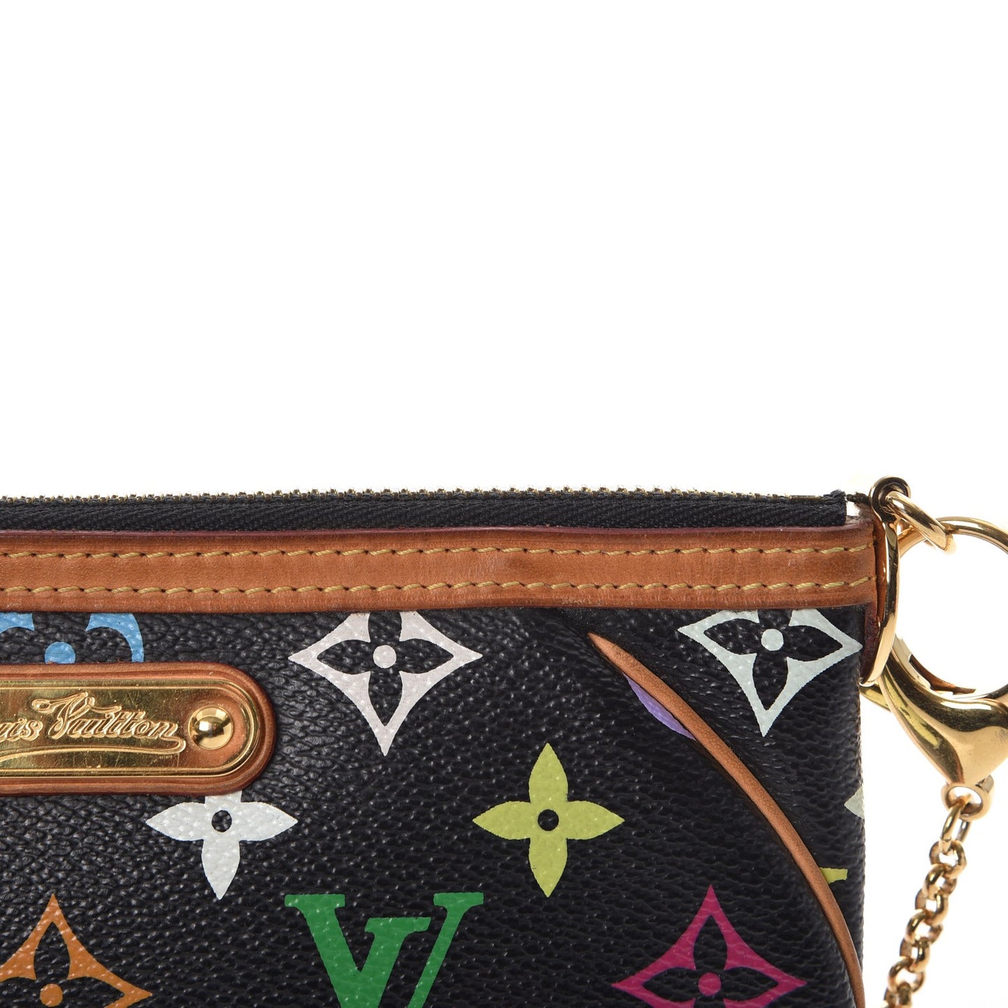 Monogram Multicolor Pochette Milla MM Black