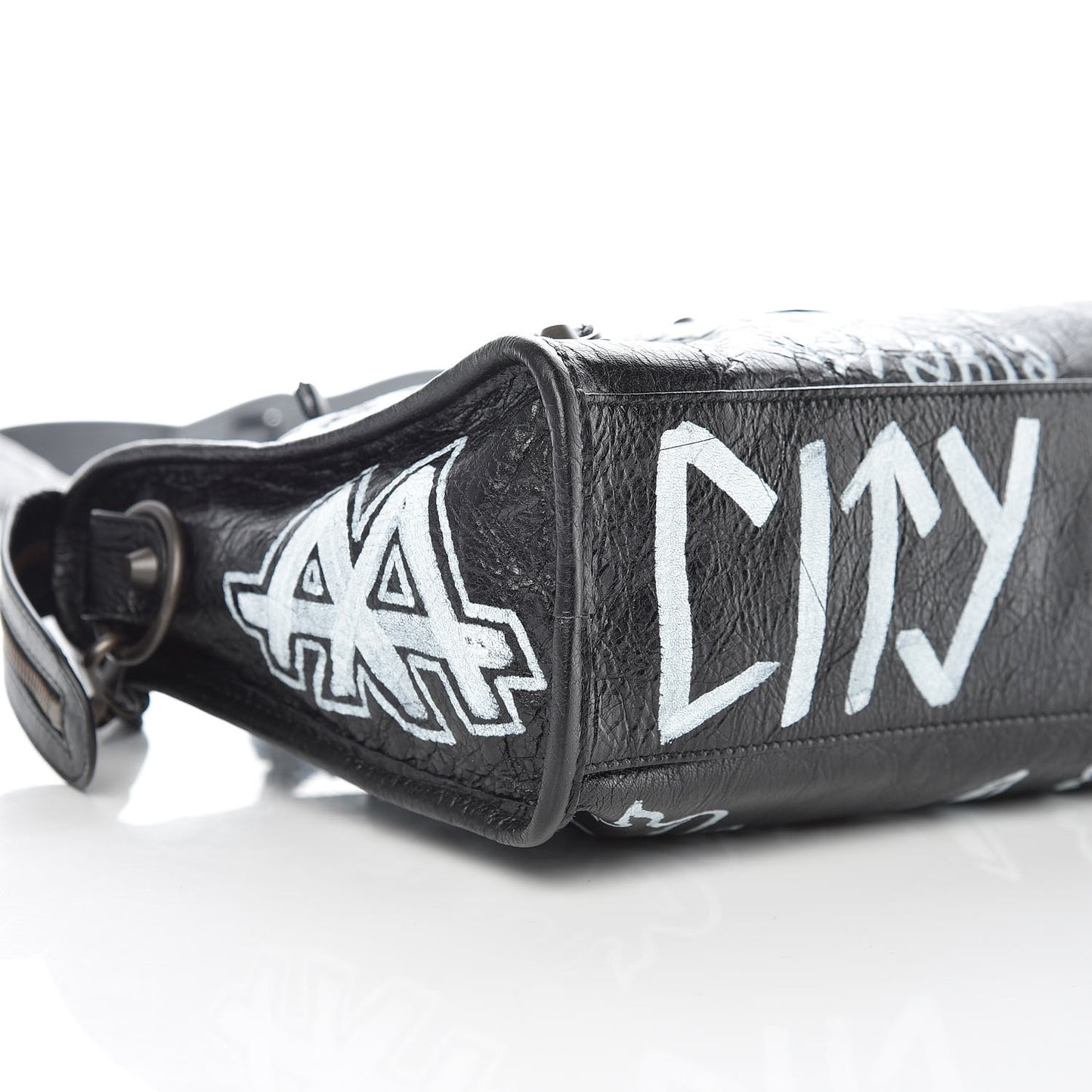 Agneau Classic Hardware Graffiti All Over S City Black
