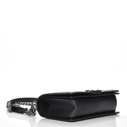 Chanel Calfskin Quilted Medium Boy Flap Black 4 of 9