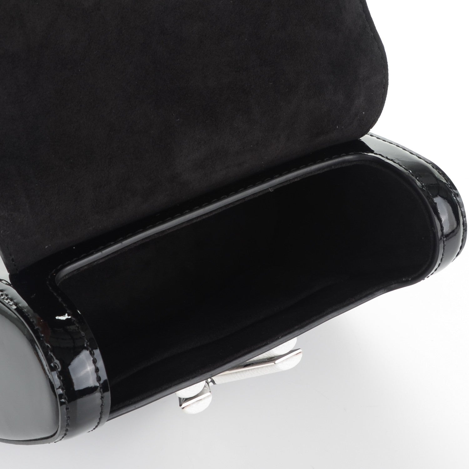 Louis Vuitton Vernis Monogram Twist Shoulder Bag PM Noir 5 of 6