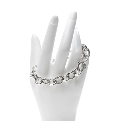 David Yurman Sterling Silver 10mm Medium Oval Link Bracelet 2 of 4