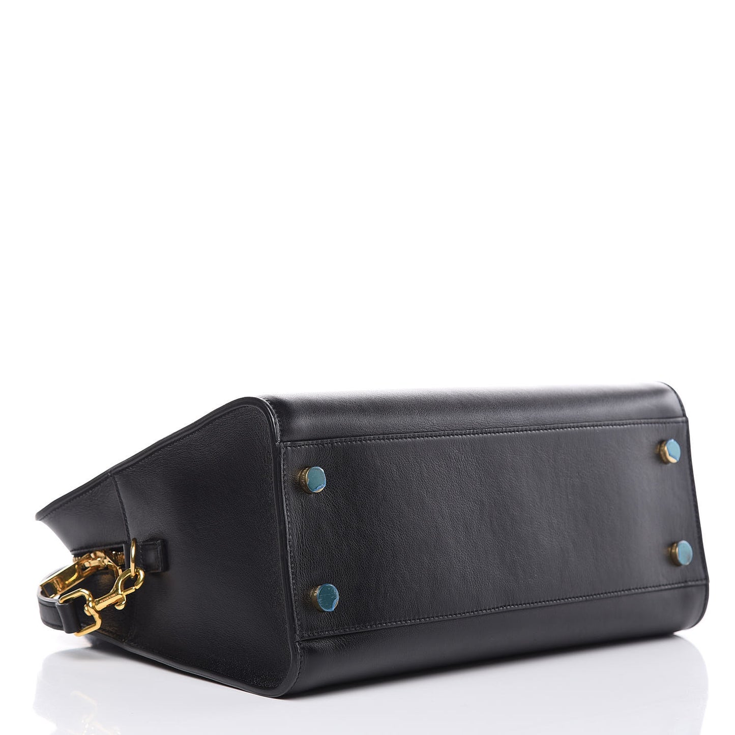 Smooth Calfskin Small Monogram Cabas Black