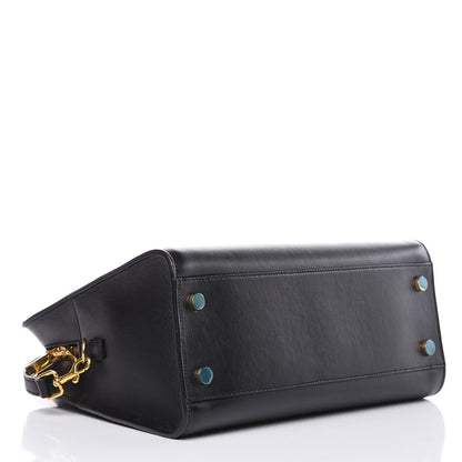 Saint Laurent Smooth Calfskin Small Monogram Cabas Black 4 of 11