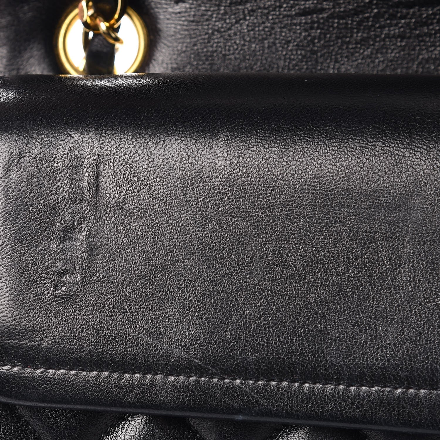 Chanel Lambskin Quilted Medium Double Flap Black 11 of 27
