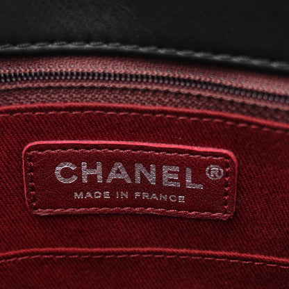 Chanel Patent Quilted Large Coco Shine Shopping Tote Black 6 of 11