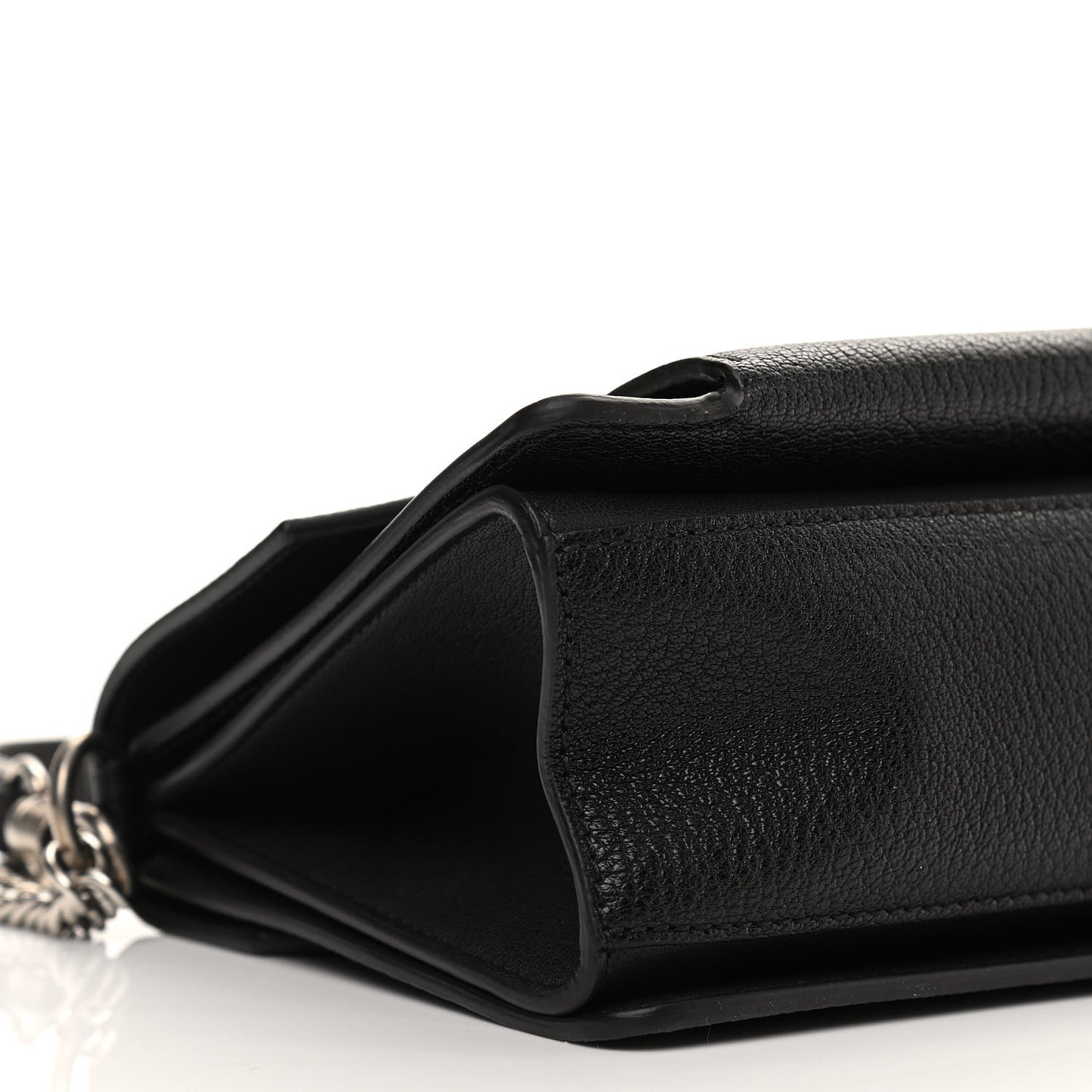 Goatskin Small GV3 Shoulder Bag Black