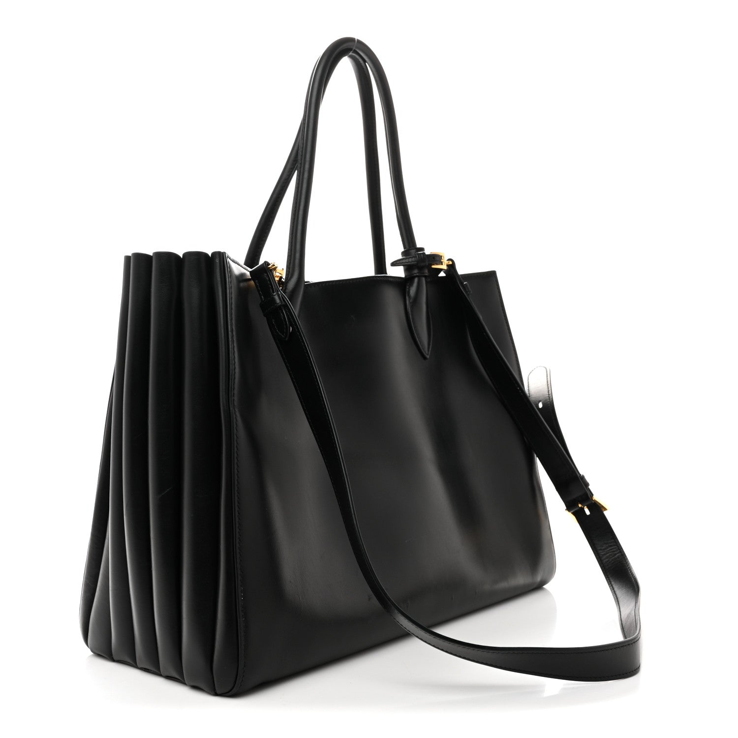 Prada City Calfskin Bibliotheque XL Tote Black 3 of 13