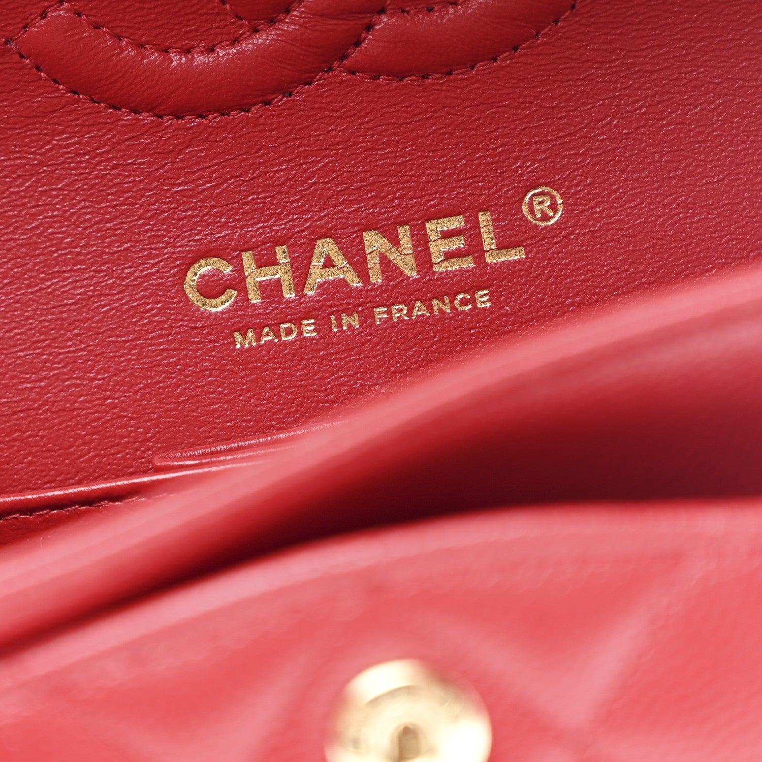 Chanel Caviar Quilted Small Double Flap Red 6 of 11