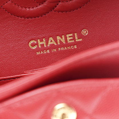 Chanel Caviar Quilted Small Double Flap Red 6 of 11