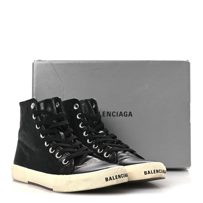 Balenciaga Agneau Arena Womens Paris High Top Sneakers 39 Black 11 of 11