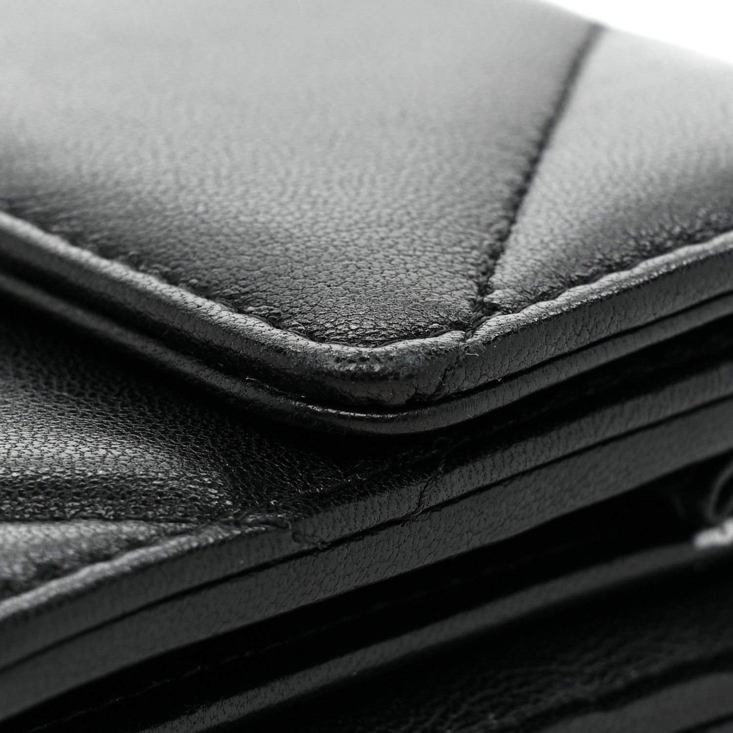 Chanel Lambskin Quilted Chanel 19 Flap Wallet Black 15 of 15