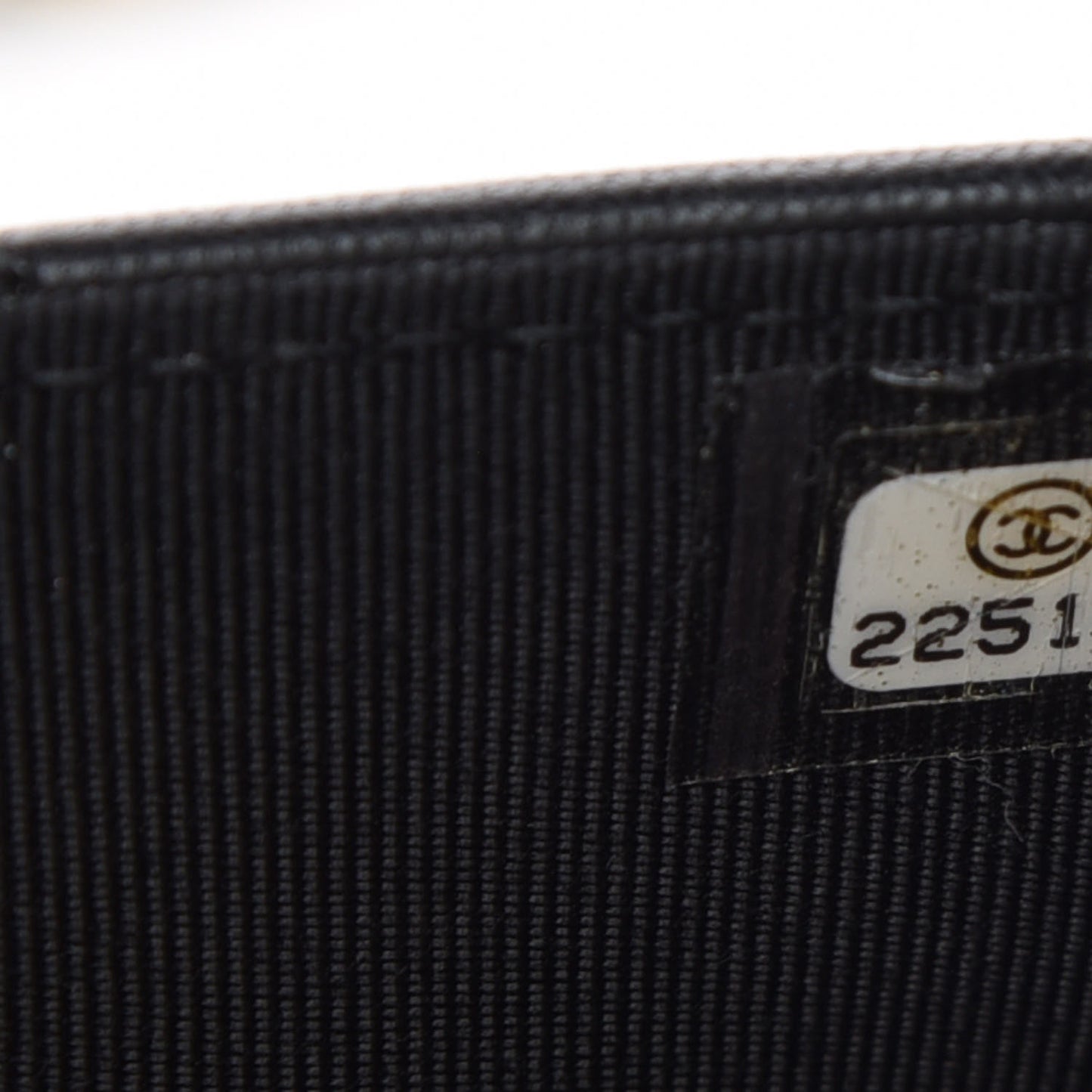 Lambskin Quilted Wallet On Chain WOC Black