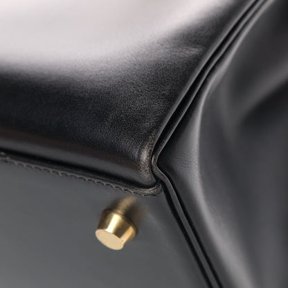 Hermes Box Kelly Retourne 35 Black 8 of 13