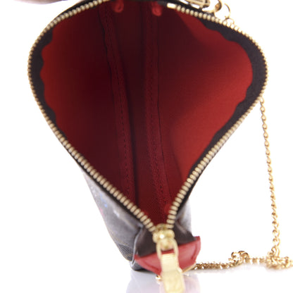 Louis Vuitton Monogram 2020 Christmas Animation Bumper Cars Mini Pochette Accessories Coquelicot 4 of 8