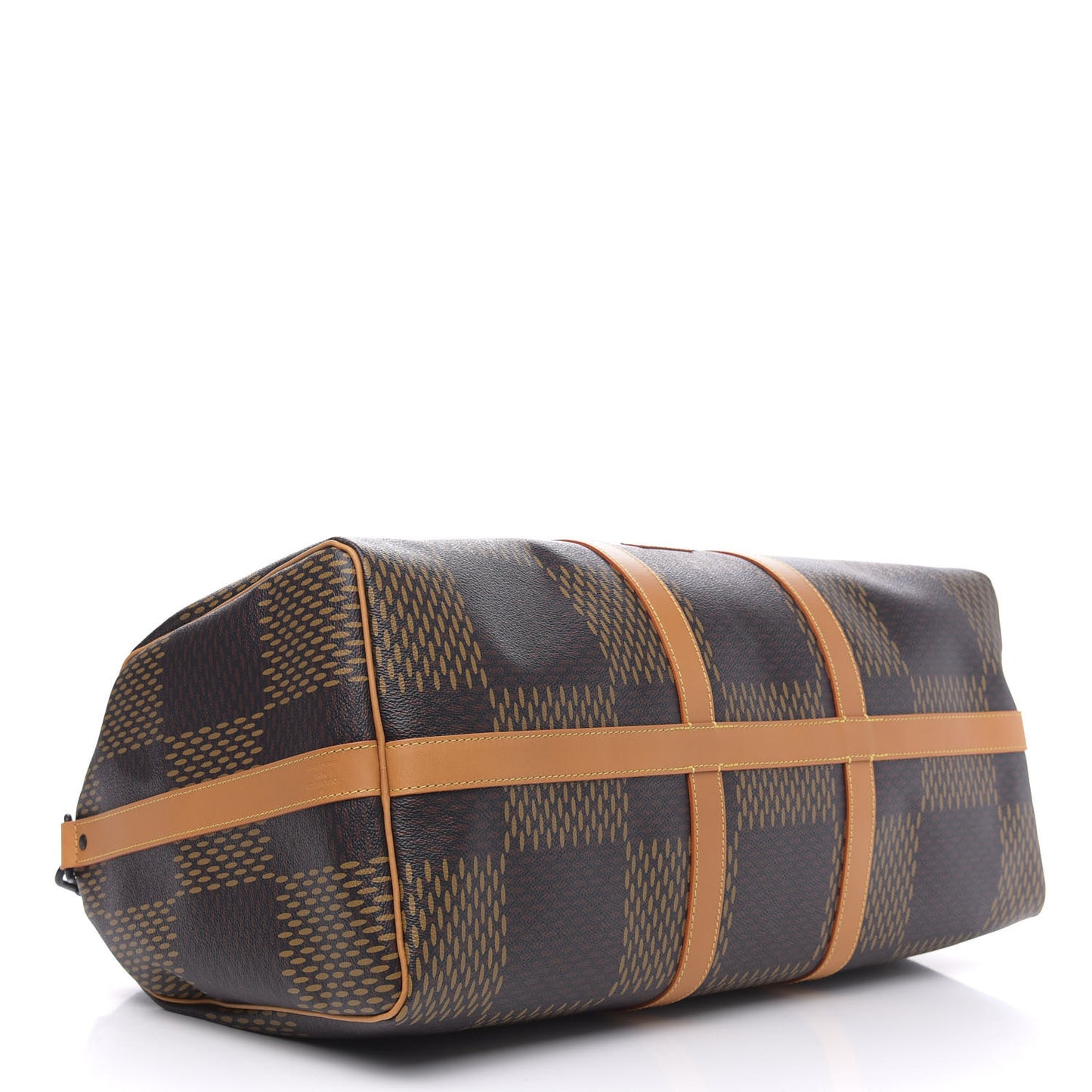 X NIGO Giant Damier Ebene Monogram Keepall Bandouliere 50
